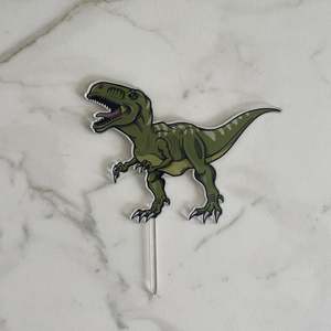 Cake Extras Toppers: Acrylic Cake Topper - Dino