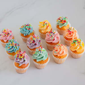 Mini Cupcakes: Rainbow Mini Cupcakes