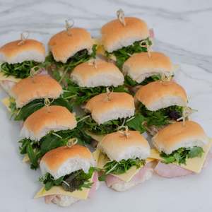 Mini Sliders - Champagne Ham & Cheese