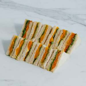 Tea Sandwich - Pumpkin & Salsa Verde (vgn/df/vege)