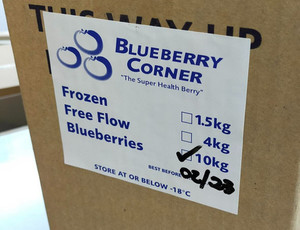 Products: Frozen Blueberries (10KG) Blueberry Corner