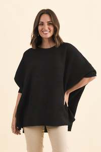 Kerr Black Wool Blend Jumper