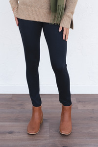 Elsa French Navy Winter Ponte Pants