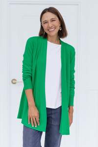 Green Clothing: Morocco Green Knit Cardigan