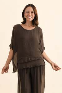 Myers Chocolate Silk Layer Top