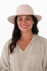 Rani Blush Travel Fedora