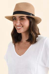 Travel Hats: Caramel Travel Fedora