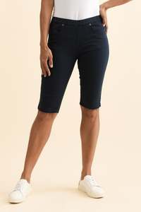 Tora Navy Stretch Shorts