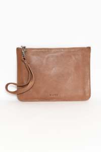 Get The Look Edit: Queens Tan Leather Clutch