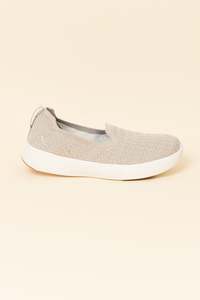 Bliss Walk Taupe Knit Loafer