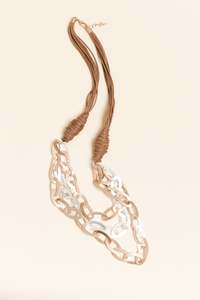 Enhance Accessories: Jireh Gold Linked Necklace