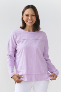 Foxwood: Jayne Lilac Cotton Throw On Top