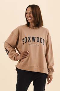 Foxwood: Interval Tan Crewneck Sweatshirt
