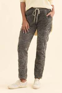 La Strada: Soleil Taupe Drawstring Pants
