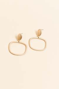 Rancho: Eaton Gold Ring Drop Earrings
