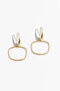 Rancho: Nanga Gold Hoop Hook Earrings