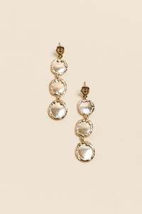 Tiger Tree: Paxos Gold Drop Earrings