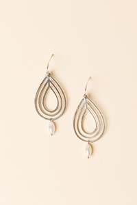 Verona Silver Teardrop Earrings