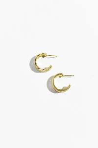 Ames Gold Hoop Earrings