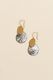Mattea Grey Marble Drop Earrings