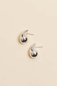 Zoda: Halycon Silver Teardrop Earrings