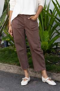 The Denim Edit: BB Barrel Chocolate Jeans