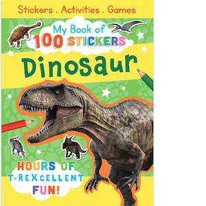 a-2: My Book of 100 Stickers Dinosaur
