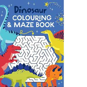 Childrens: Colouring and Mazes Dinosaur