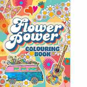 Adult Colouring: Flower Power Colouring Book