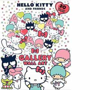 Hello Kitty Gallery Wall Art