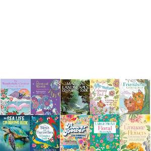 Adult Colouring: Pack of Assorted Colouing