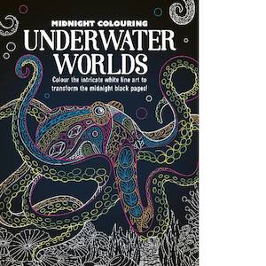 Adult Colouring: Midnight Colouring Underwater Worlds