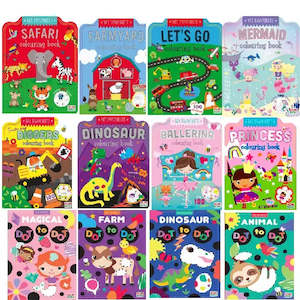 Childrens Colouring Activity Pack of 48