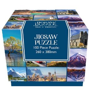 New Zealand Books: 100 Piece Jigsaw - New Zealand Montage PREORDER Available late January