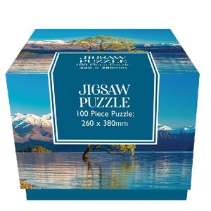 New Zealand Books: 100 Piece Jigsaw New Zealand - That Wanaka Tree PREORDER AVAILABLE LATE JANUARY