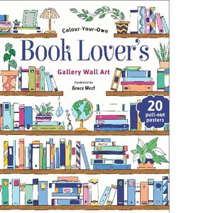 Adult Colouring: Book Lovers Gallery Wall Art