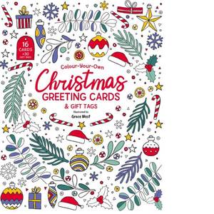 Adult Colouring: Colour Your Own Christmas Greeting Card & Gift Tag Backorder Available October