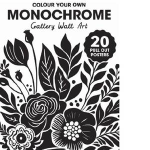Adult Colouring: Colour Your Own Monochrome Gallery Wall Art