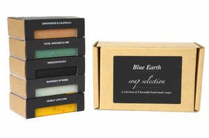 Products: blue earth soap box - Natural Skin Care Blue Earth