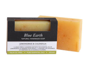 Products: Lemongrass & Calendula Soap Blue Earth Natural Skin Care