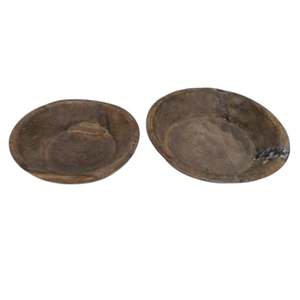 Vintage Wooden Chapati Bowl
