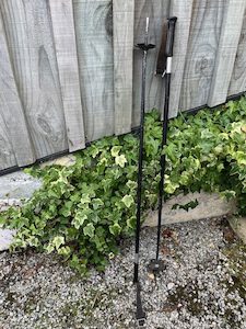 HEAD vintage black poles - Blue Moon Rummage