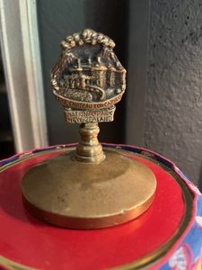 Chateau Tongariro Paper Weight - Blue Moon Rummage