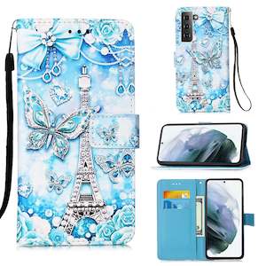 Samsung S21 Case Designer PU (EiffelTower)