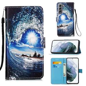 Samsung S21 Case Designer PU (SeaWave)