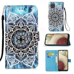 Samsung A12 Case Designer PU (Mandala)