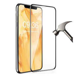 Iphone 12 Cases: iPhone 12/12Pro (6.1") Full Cover Glass SP [Black]