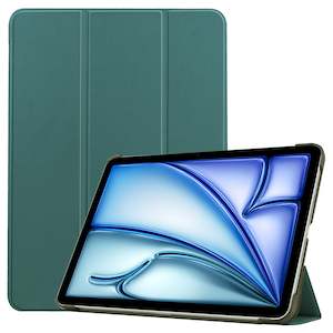 Ipad Cases: iPad Air 13 (M3, 2025) Tri Fold PU Leather Case [Teal]
