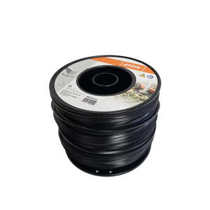 Square Black Nylon Line 3.3mm x 137m Roll