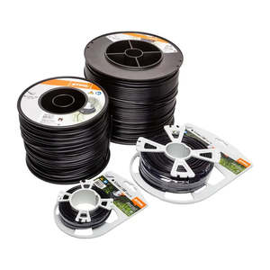 Line Trimmer Attachments Trimmer Nylon Line: STIHL Round Black Nylon Line 0.130 (3.3mm)